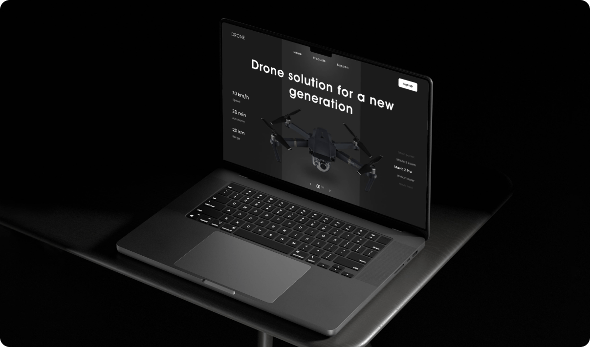 Drone-Web-design