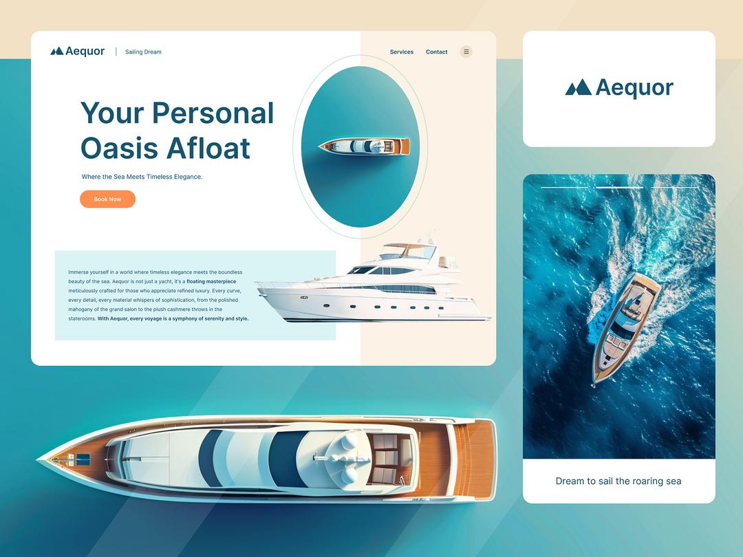 Yacht Website Design