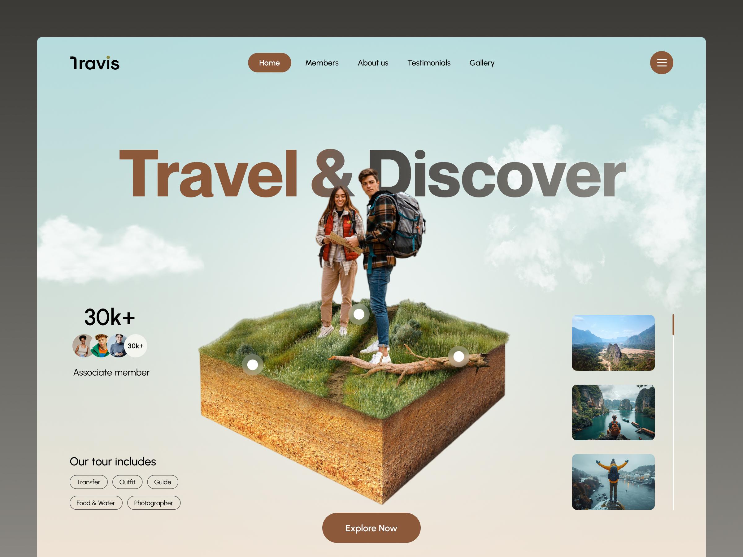 Travel Website Design