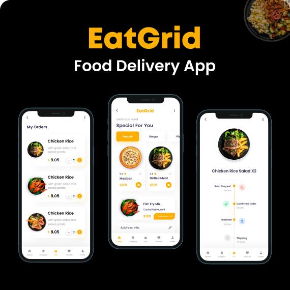 EatGrid - Food Delivery App