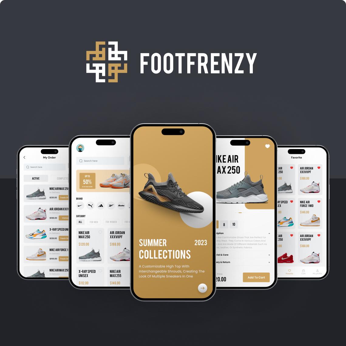 Footfrenzy - Sneakers ecommerce app