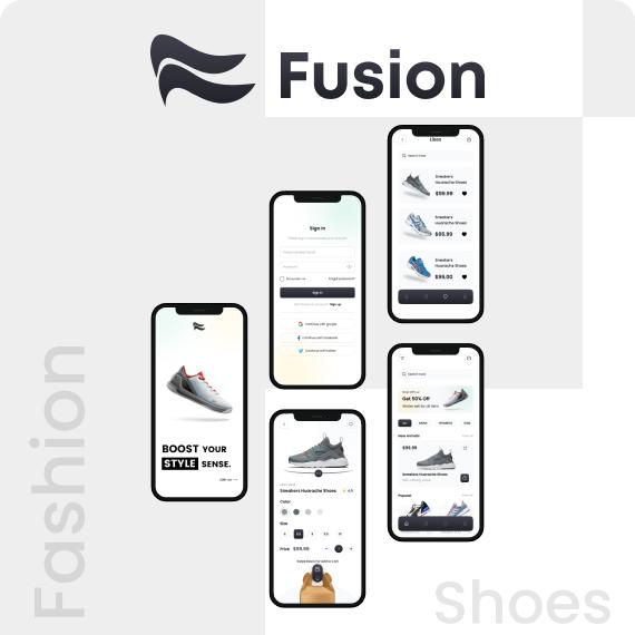 Fusion - Shoes ecommerce app